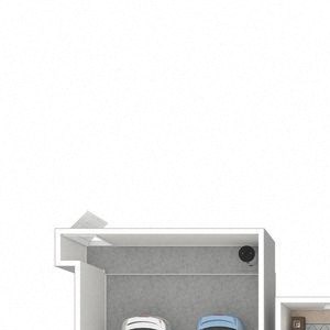 3 Bed 2 Bath 1244 square feet floor plan Sable First Floor 3d furnished